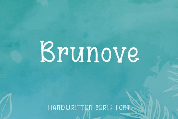 Brunove Display Font for Web Design and Digital Branding