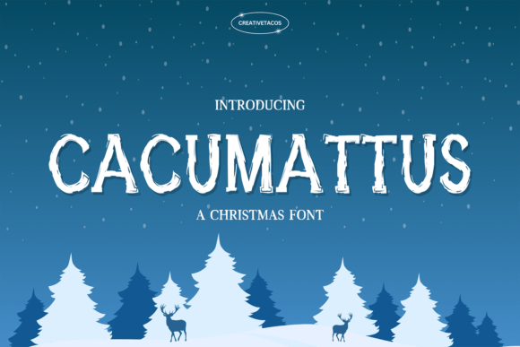Cacumattus Display Font for Charming Web Experiences