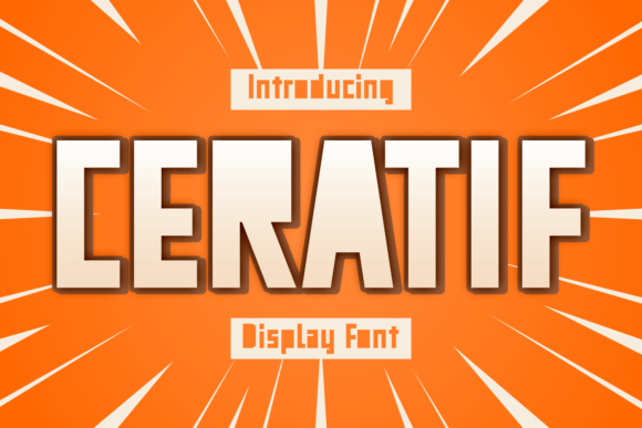 Ceratif Display Font for Playful Branding and Logo Design