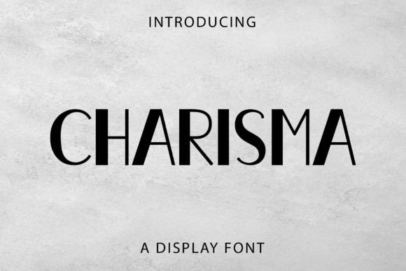 Charisma Font: A Monoline Display for Winter and Kids’ Crafts