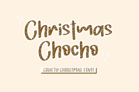 Christmas Chocho: A Playful Display Font for Festive Campaigns
