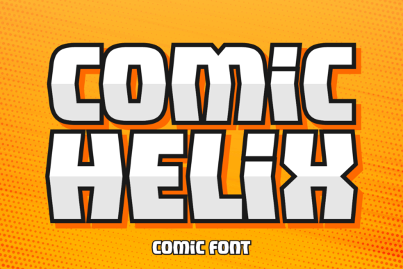Comic Helix: A Playful Display Font for Editorial Projects
