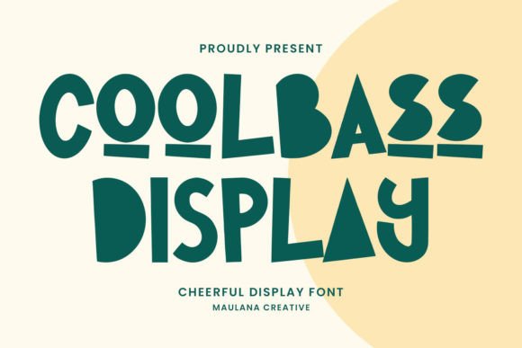 Coolbass: A Cheerful Display Font for Playful Branding