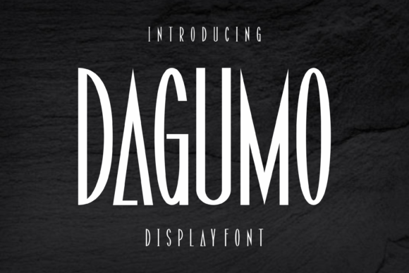 Dagumo Display Font for Handmade Labels and Shop Branding