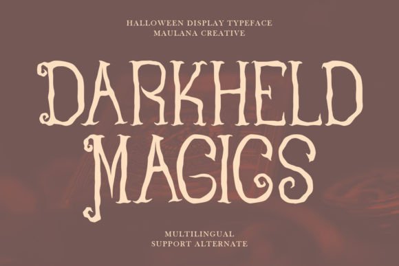 Darkheld Magics Halloween Display Font for Bold Branding Projects