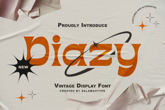 Diazy Display Font for Branding and Campaign Visuals