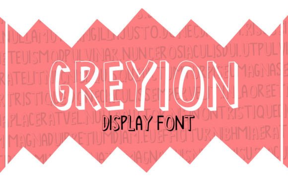 Greyion Font: Sharp Edges, Bold Branding for Small Businesses