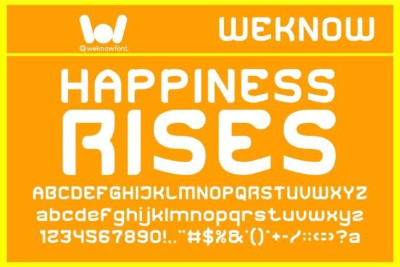 Happiness Rises Font Review: A Premium Display Typeface
