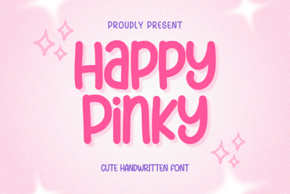 Happy Pinky: A Handwritten Font for Editorial Warmth and Readability