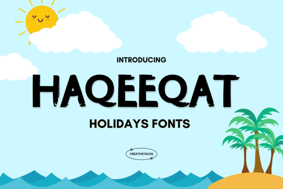 Haqeeqat Display Font for Festive Branding and Holiday Designs