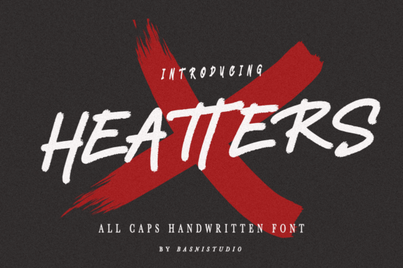 Heatters Font Review: An All-Caps Handwritten Display Typeface