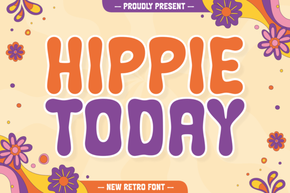 Hippie Today Display Font for Bloggers and Publishers