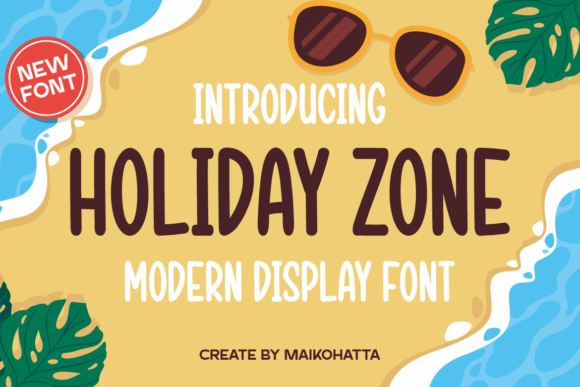 Holiday Zone Font for Festive Editorial Design and Publishing