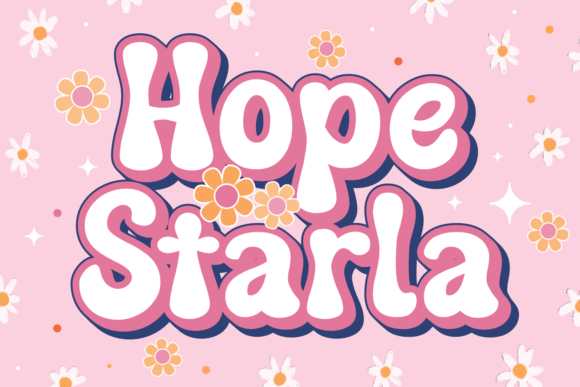 Hope Starla: A Retro Display Font for Bold Campaign Visuals