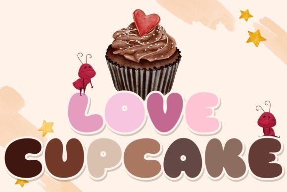 Love Cupcake: Script Display Font for Elegant Web Design