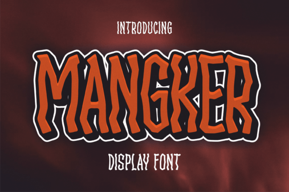 Mangker Display Font for Playful Branding Projects