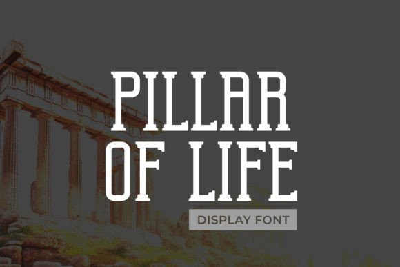Pillar of Life Display Font for Branding and Creative Projects
