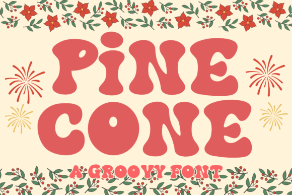 Pinecone Display Font for Handmade Labels and Paper Goods