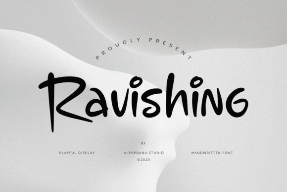Ravishing Display Font for Handmade Product Designers