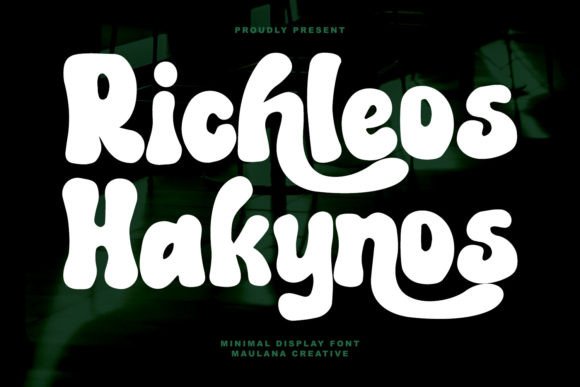 Richleos Hakynos: A Display Font Built for Brand Recognition and Digital Visibility