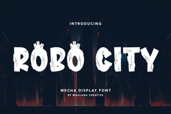 Robo City: A Futuristic Display Font for Bold Marketing
