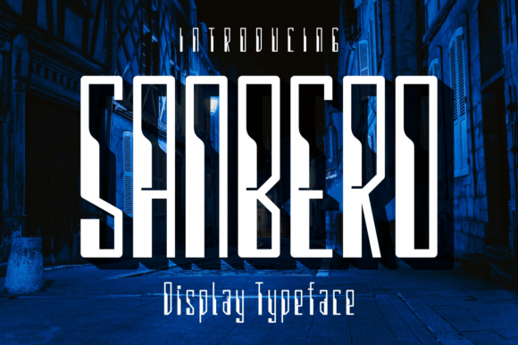 Sanbero Display Font for Modern Web Design Projects
