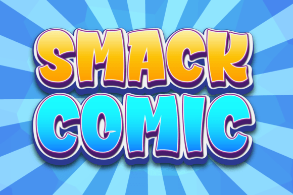 Smack Comic Display Font for Playful Web Design and Joyful Branding
