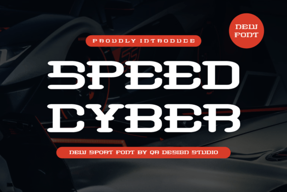Speed Cyber: A Display Font for Editorial Design